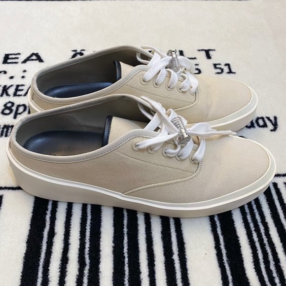Fear Of God Backless Slip On Shoes Loafers - SAND main image 10